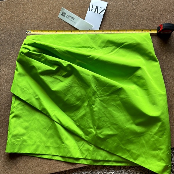 Zara lime green skirt - Picture 4 of 5